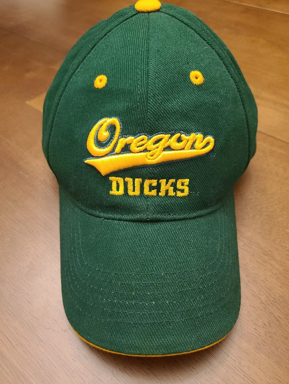 Vintage Oregon Ducks Hat Top of the World Easyback Cotton Adjustable Cap Green